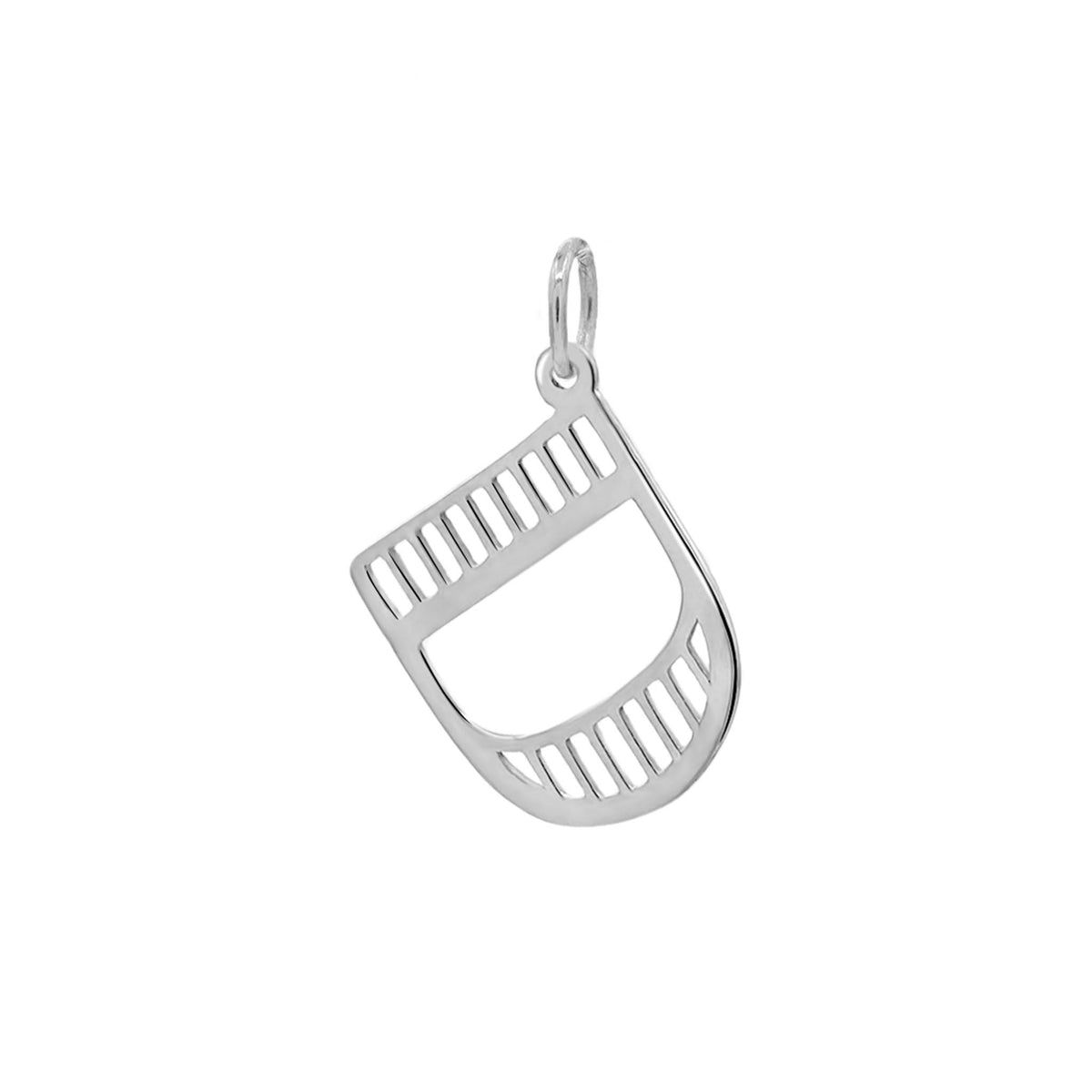 Essex Letter D Pendant in 14k Gold