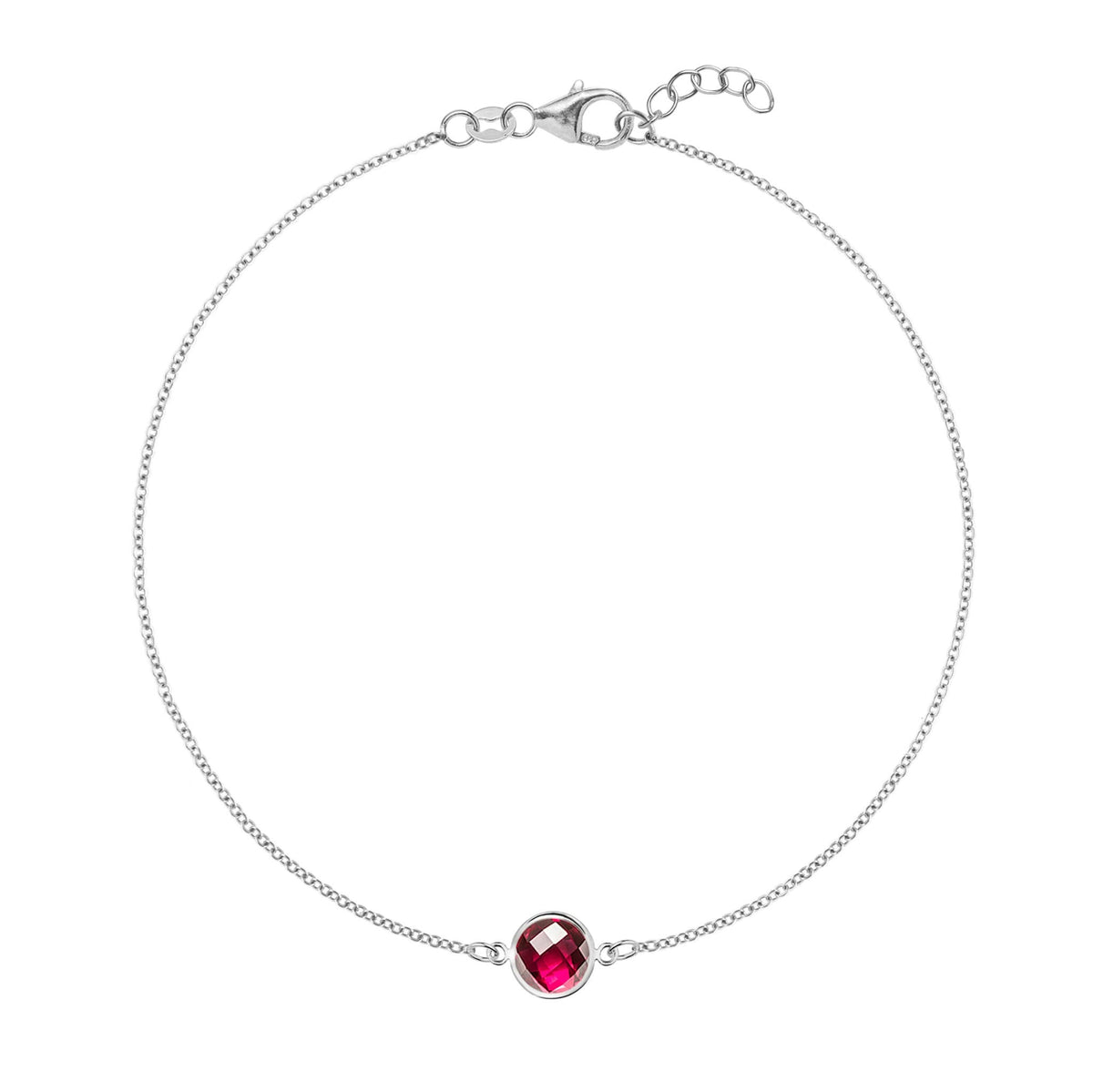 Grand 1 Ruby Bracelet in 14k Gold (July)