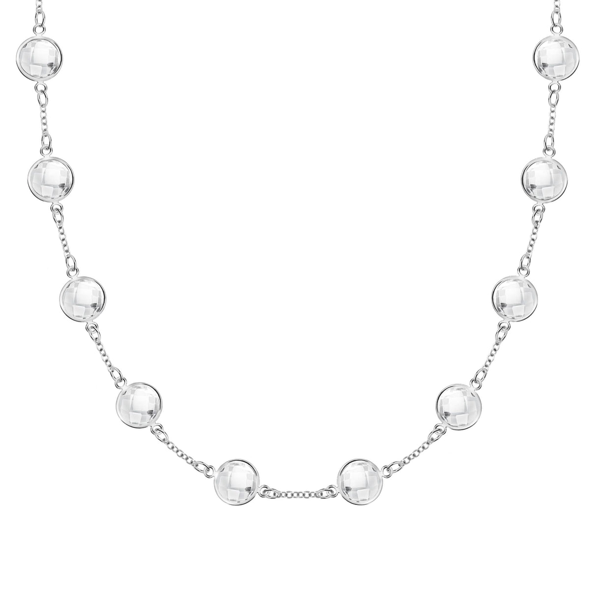 Grand 10 Birthstone Necklace in 14k Gold