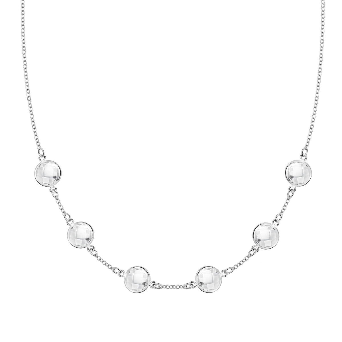 Grand 6 Birthstone Necklace in 14k Gold