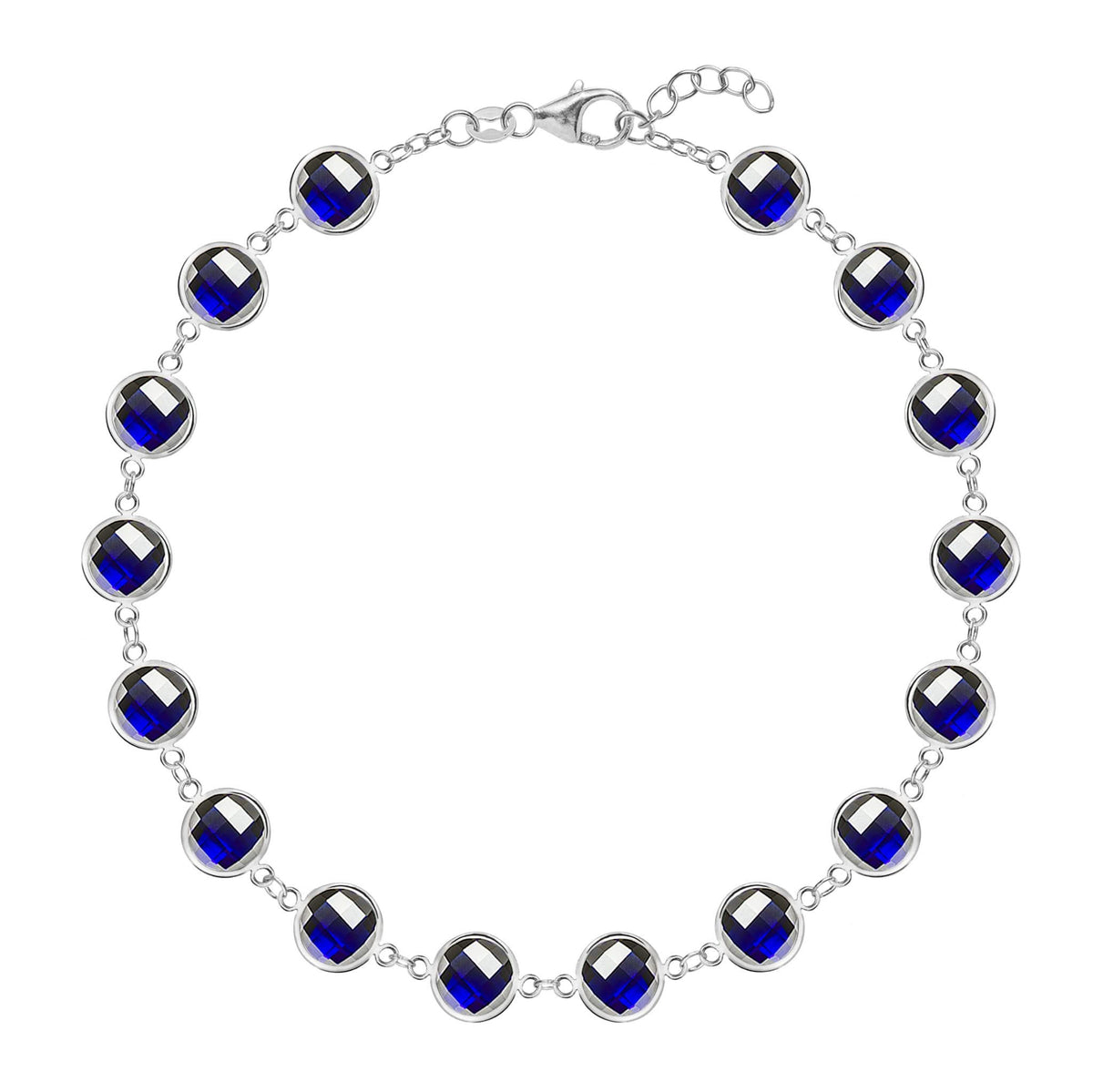 Newport Grand Sapphire Bracelet in 14k Gold (September)