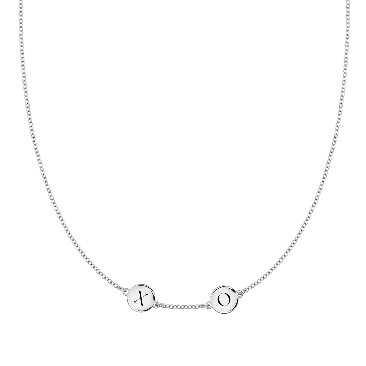 XO Necklace in 14k Gold
