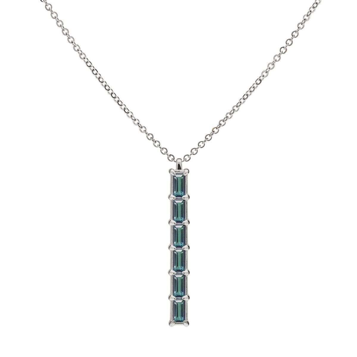 Providence 6 Alexandrite Pendant in 14k Gold (June)