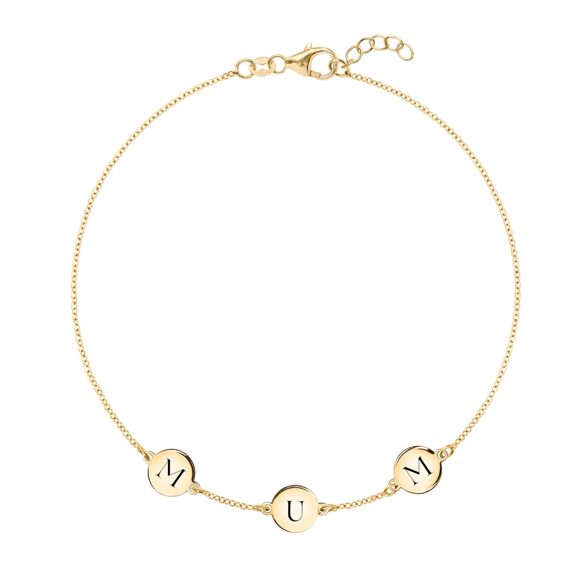 MUM Bracelet in 14k Gold