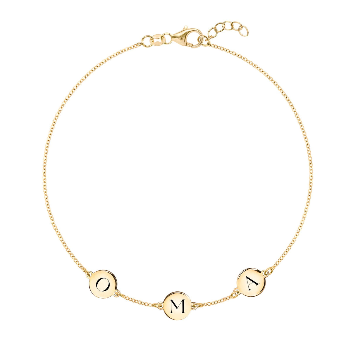 OMA Bracelet in 14k Gold