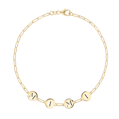 MIMI Bracelet on Adelaide Mini in 14k Gold
