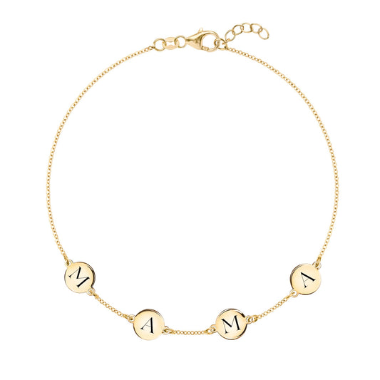 MAMA Bracelet in 14k Gold