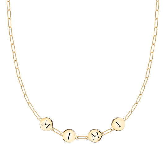 MIMI Necklace on Adelaide Mini in 14k Gold