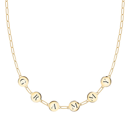 GRAMMY Necklace on Adelaide Mini in 14k Gold