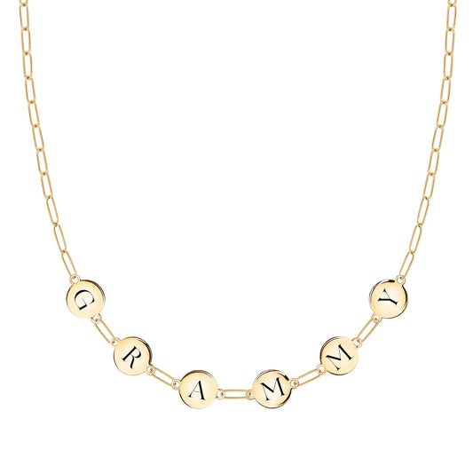 GRAMMY Necklace on Adelaide Mini in 14k Gold