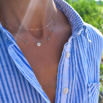 Adelaide Mini Necklace in 14k Gold