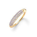 Adelaide Pavé Lavender Sapphire Ring in 14k Gold (February)