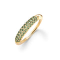 Adelaide Pavé Pistachio Diamond Ring in 14k Gold (August)
