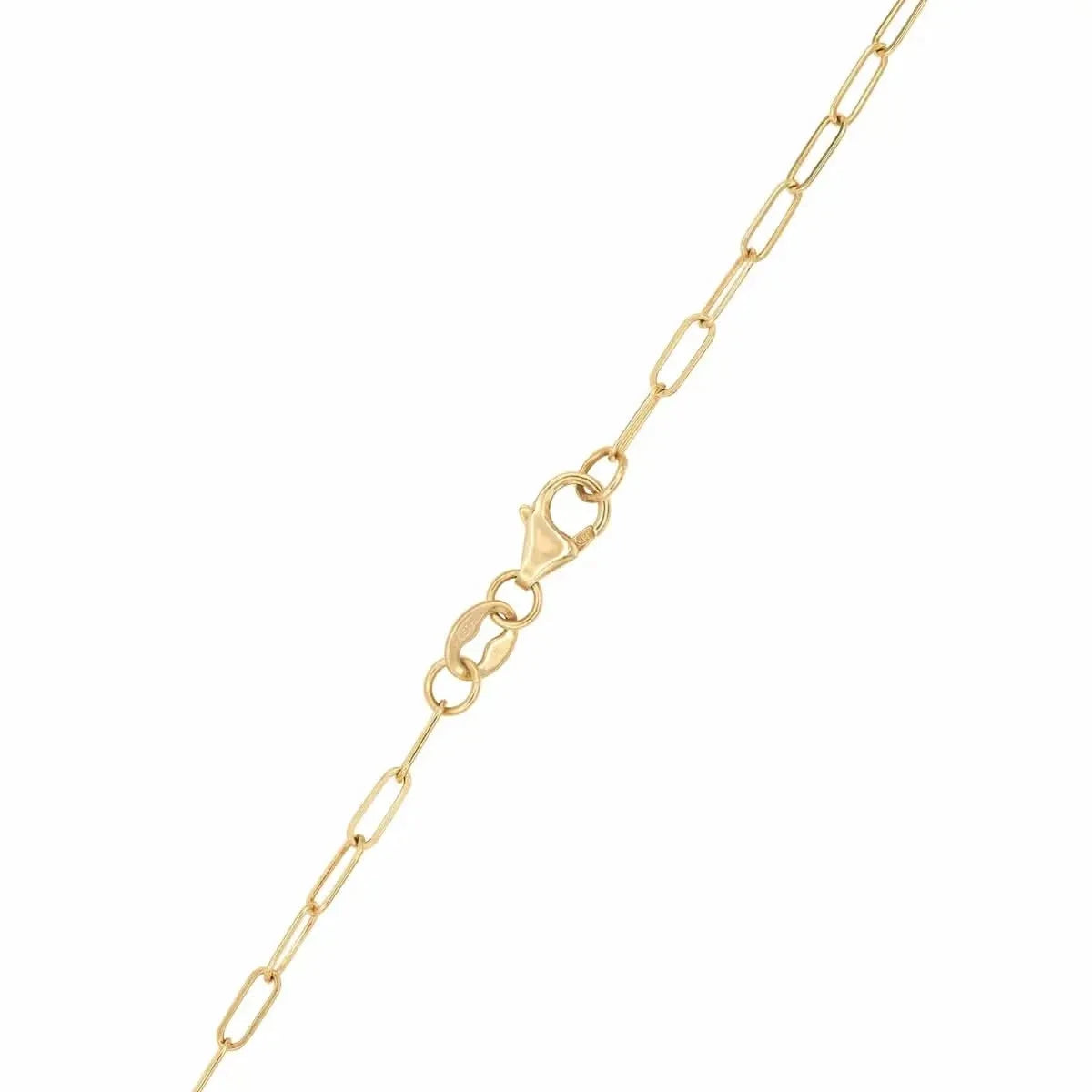 Palmer Diamond Necklace in Solid 14k Gold