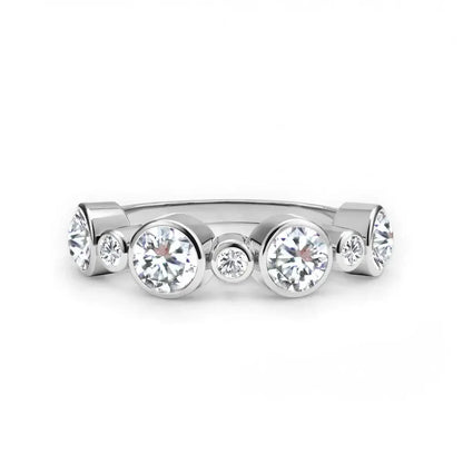 Barrington Diamond Band Ring in 14k Gold (April)