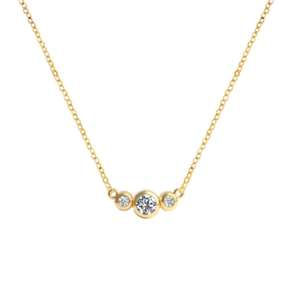 Barrington Birthstone Necklace in 14k Gold