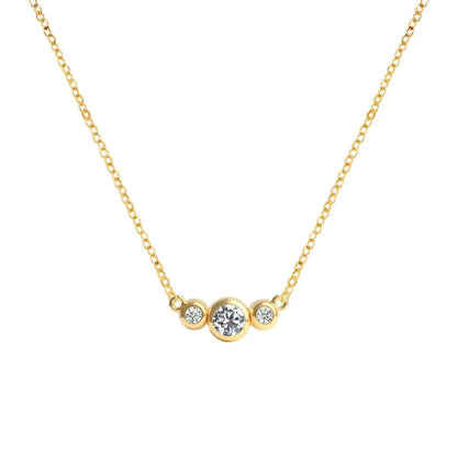 Barrington Birthstone Necklace in 14k Gold