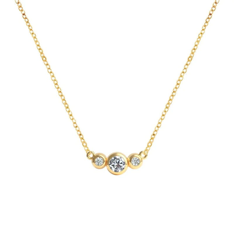 Barrington Birthstone Necklace in 14k Gold