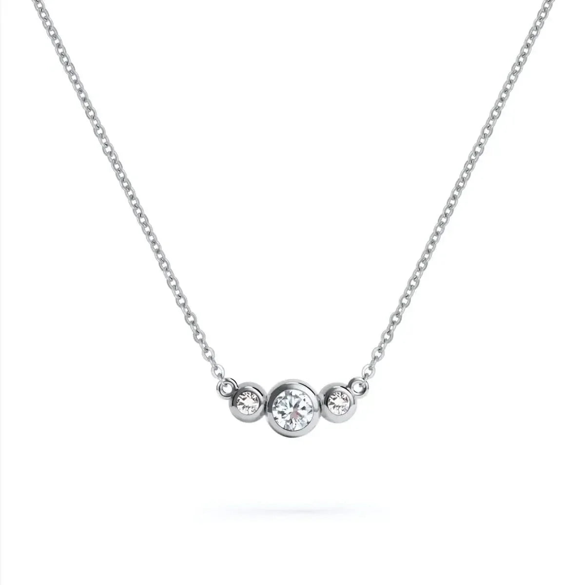 Barrington Diamond Necklace in 14k Gold (April)