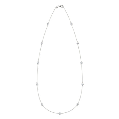 Bayberry Luxe 11 Diamond Necklace in 14k Gold (April)