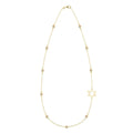 Bayberry Opal Star of David Necklace in 14k Gold (October)