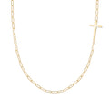 Cross Adelaide Mini Necklace in 14k Gold