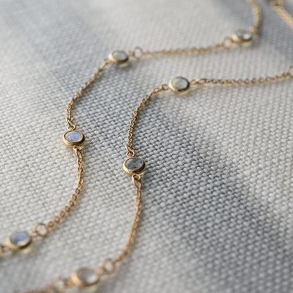 Bayberry 11 Birthstone Necklace in 14k Gold