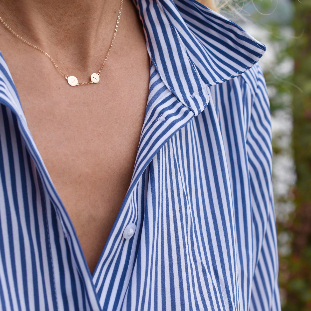 XO Necklace in 14k Gold