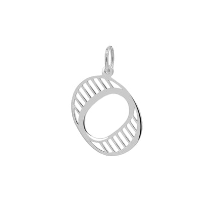 Essex Letter O Pendant in 14k Gold
