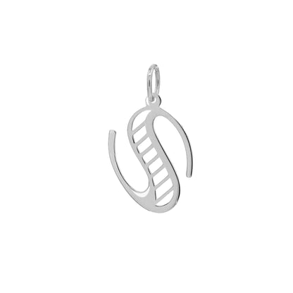 Essex Letter S Pendant in 14k Gold
