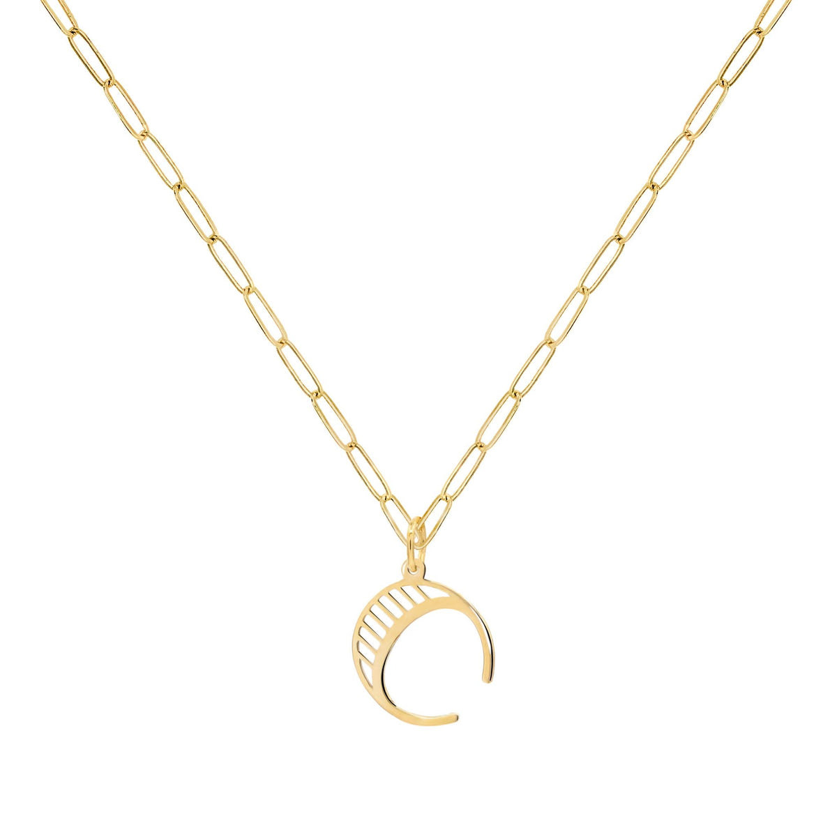 Essex Letter C Pendant in 14k Gold