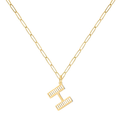 Essex Letter H Pendant in 14k Gold