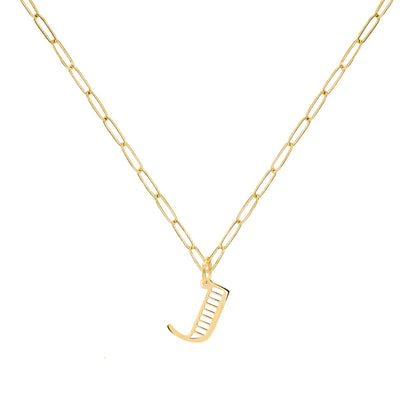 Essex Letter J Pendant in 14k Gold