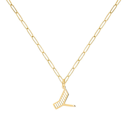 Essex Letter Y Pendant in 14k Gold