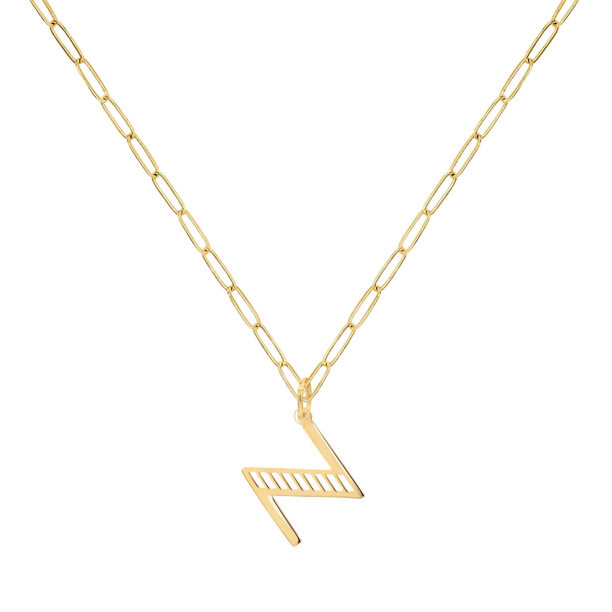 Essex Letter Z Pendant in 14k Gold