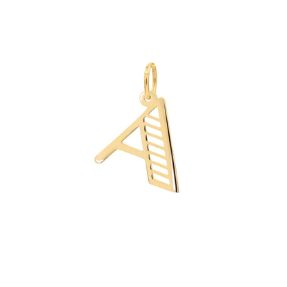 Essex Letter Pendant in 14k Gold