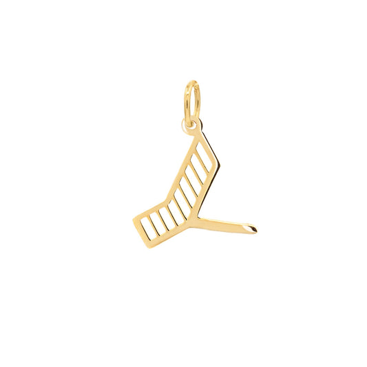 Essex Letter Y Pendant in 14k Gold