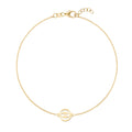 Evil Eye Classic Bracelet in 14k Gold