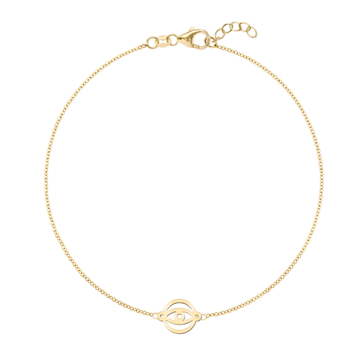 Evil Eye Classic Bracelet in 14k Gold