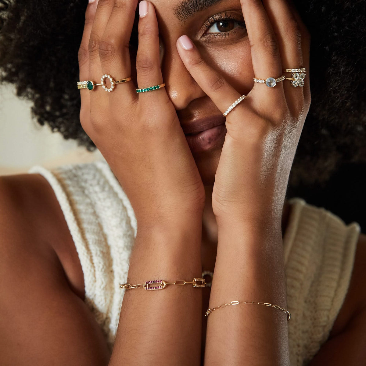 Adelaide Mini Bracelet in 14k Gold