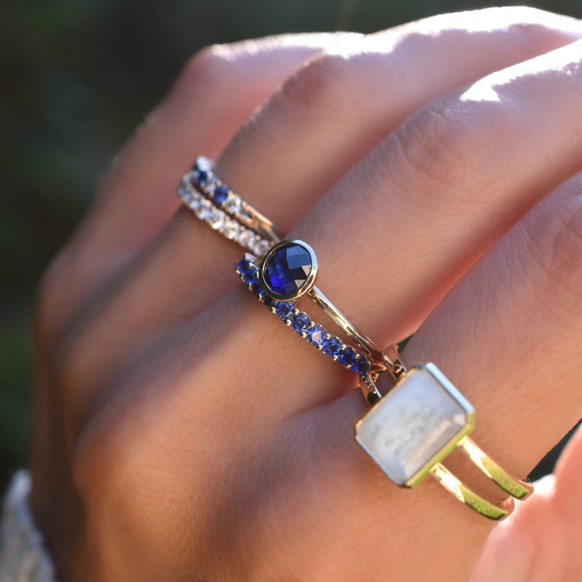 Grand Sapphire Ring in 14k Gold (September)