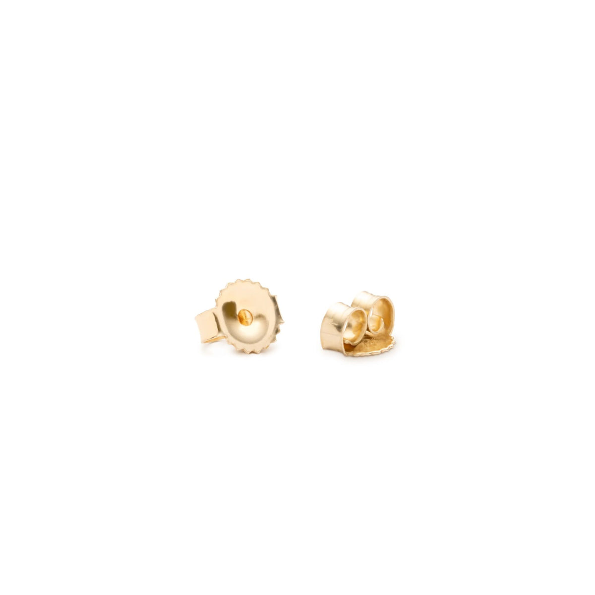 Rosecliff Amethyst Hoop Earrings in 14k Gold (February)