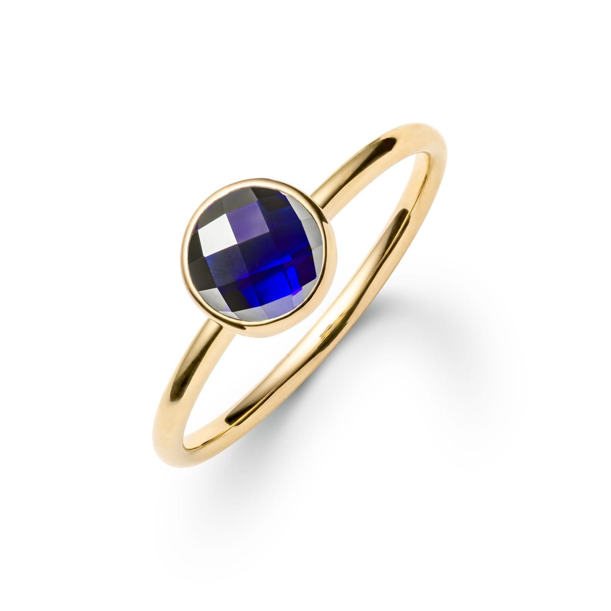 Grand Sapphire Ring in 14k Gold (September)