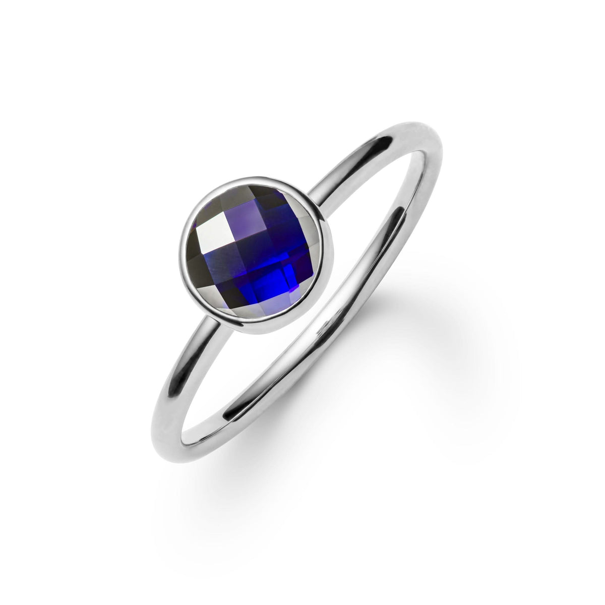Grand Sapphire Ring in 14k Gold (September)