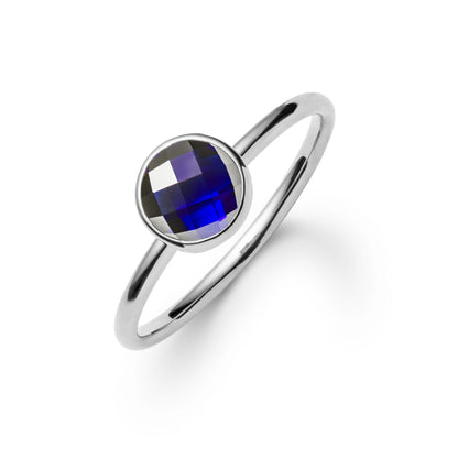 Grand Sapphire Ring in 14k Gold (September)