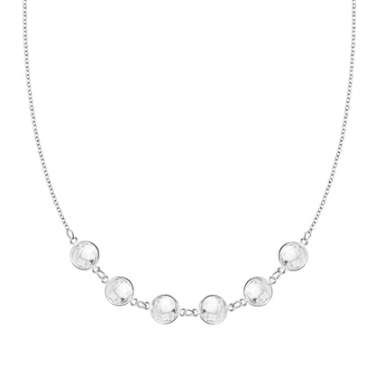 Grand 6 Connected Birthstone Necklace in 14k Gold