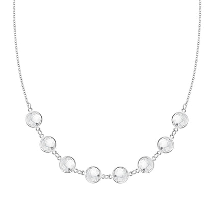 Grand 8 Connected Birthstone Necklace in 14k Gold