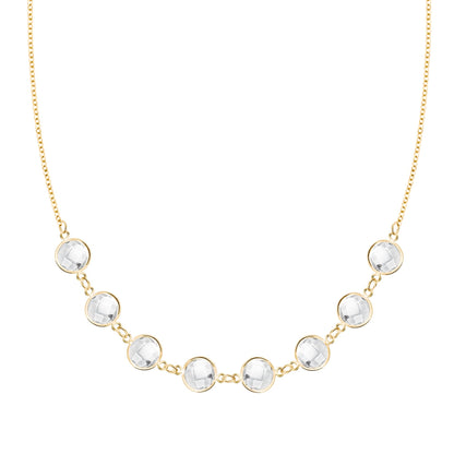Grand 8 Connected Birthstone Necklace in 14k Gold