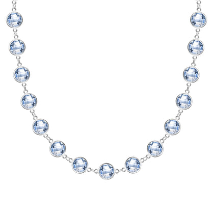 Newport Grand Aquamarine Necklace in 14k Gold (March)