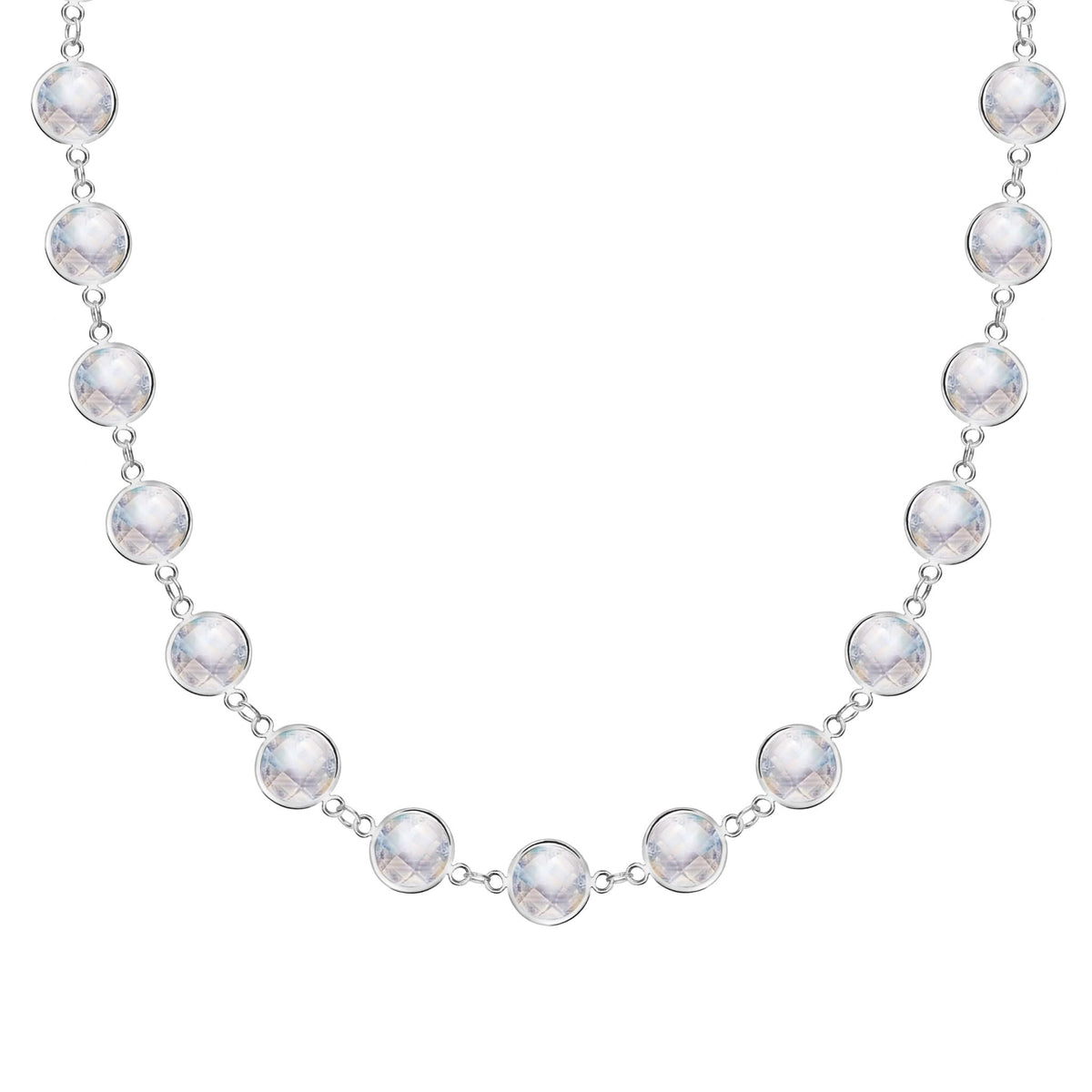 Newport Grand Moonstone Necklace in 14k Gold (June)